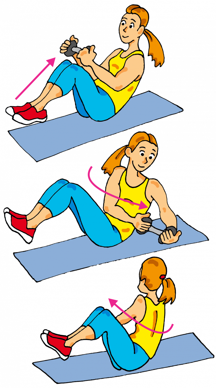 EJERCICIOS PARA ABDOMEN ALTO. Fundación Aprende con REYHAN